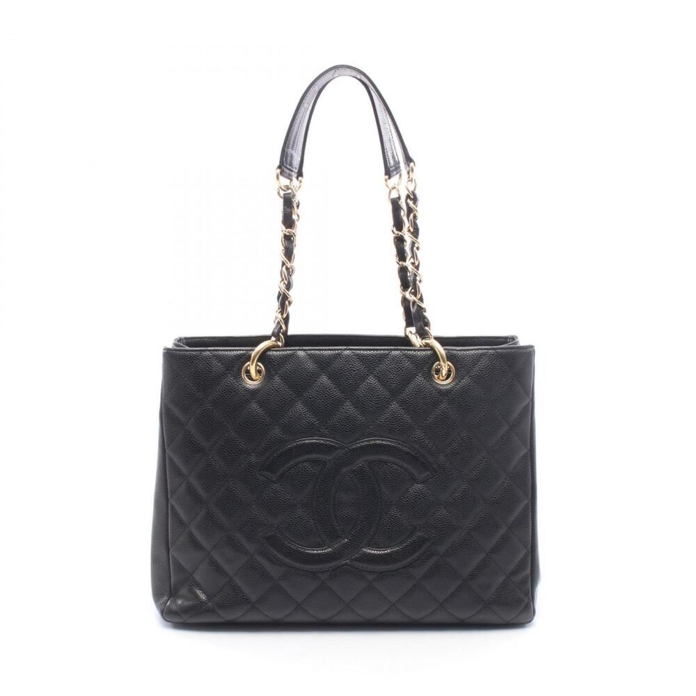 Chanel Matelassé Grand Shopping GST Tote Bag/Handbag, Caviar Leather (Grained...